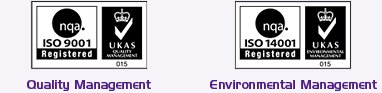 ISO 9001 and 14001 Accreditations