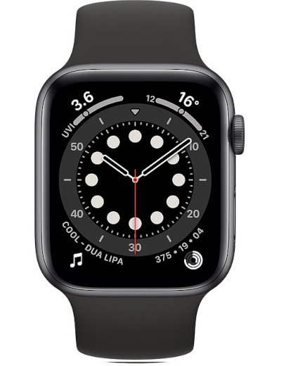 Apple - Watch Series 6 GPS + Cellular Aluminium 44mm